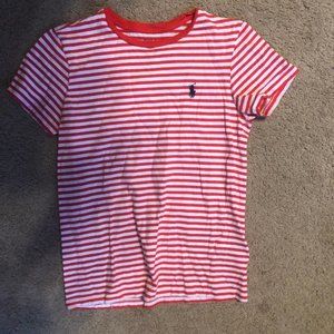 Red and White Ralph Lauren Polo Shirt